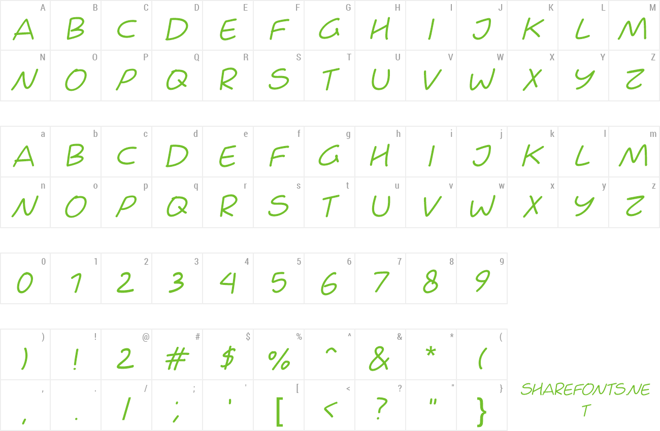 Font Sugar Aren preview